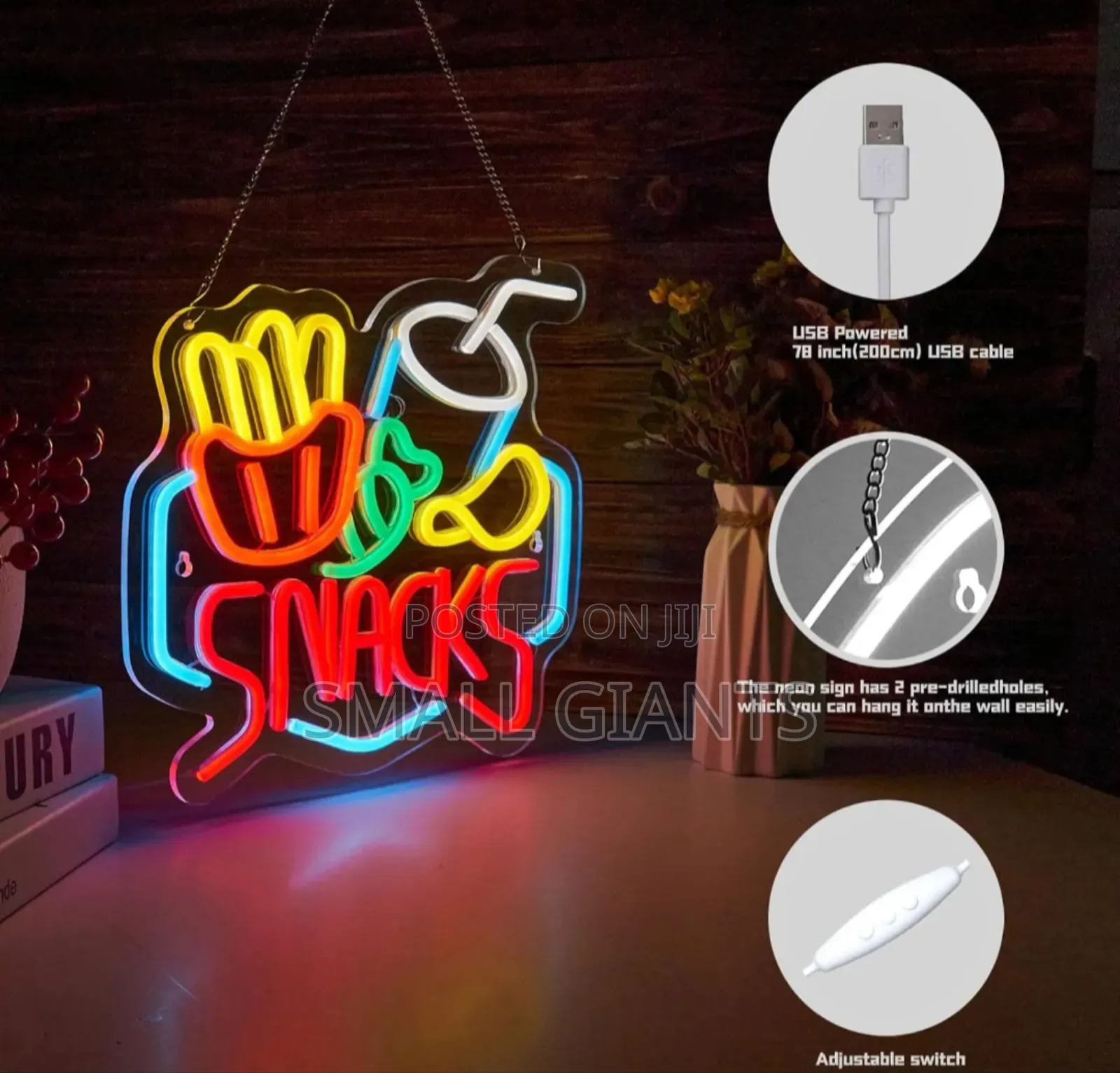 Snack Led Neon Sign