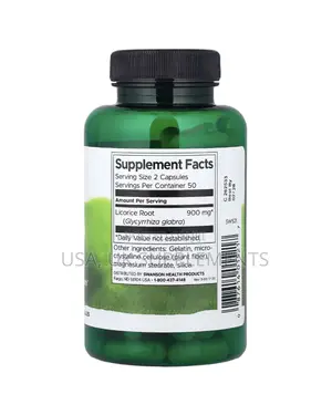Swanson 450mg Licorice Root 100capsules
