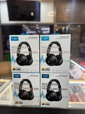 Soundcore Anker Life Q30 Hybrid Active Noise Cancelling Headphones.