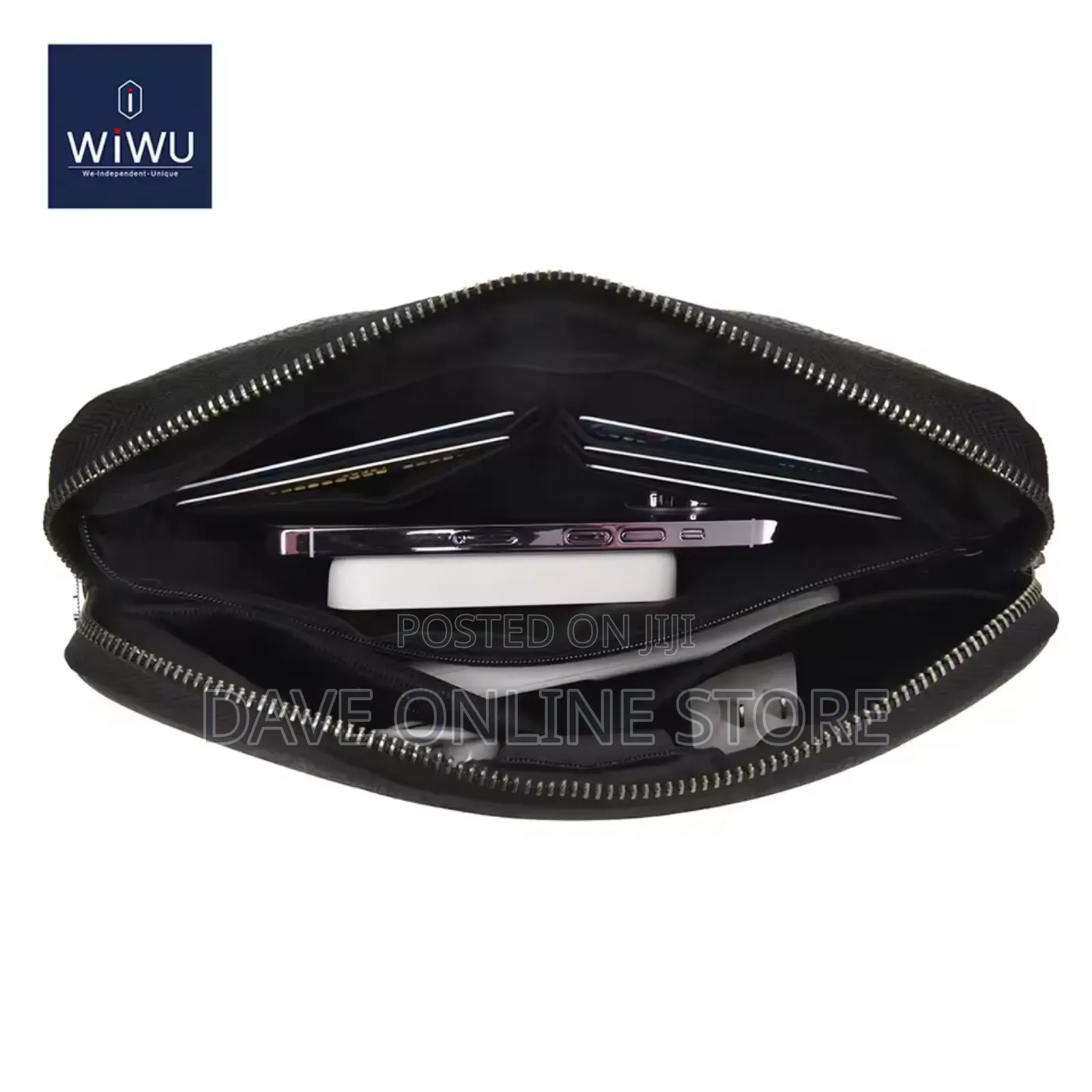 Wiwu Anti-Theft Clutch Bag for Phone Power Bank