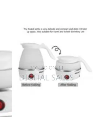 Sokany 0.7l Collapsible Travel Silicone Portable Electric Kettle