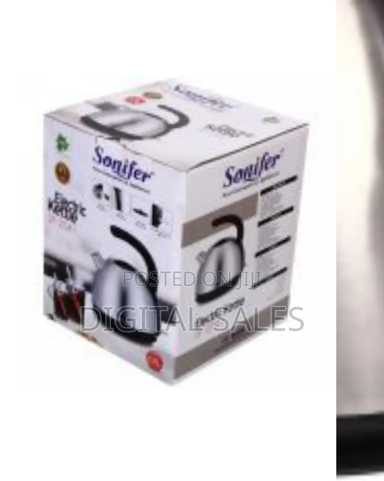 Sonifer Stainless Steel Electric Kettle 1.7l, Classic Design