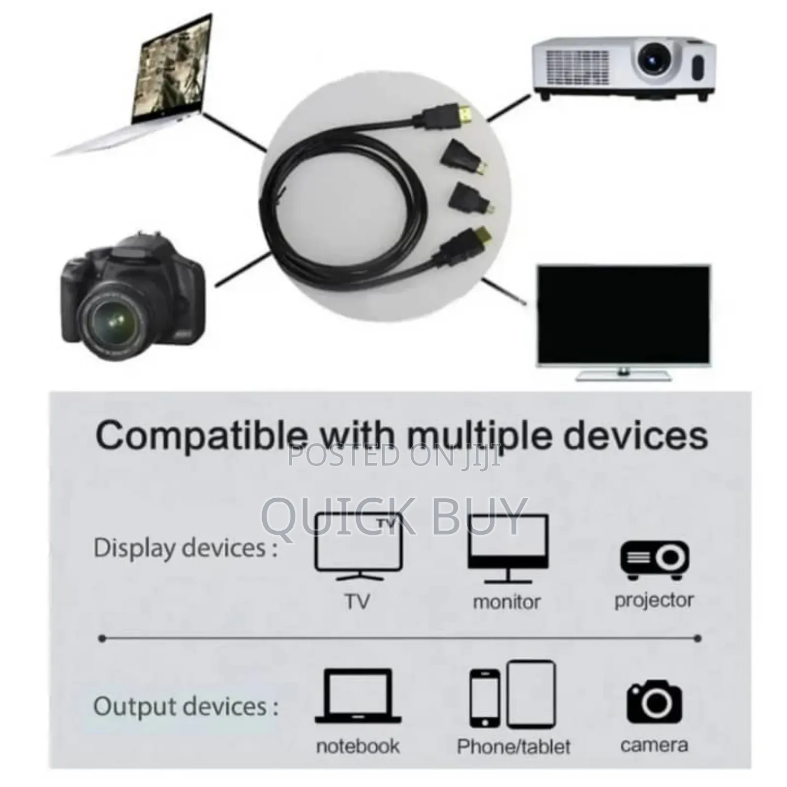 3-in-1 Hdmi Cable Kit