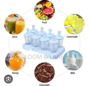 8pcs Ice Cream Molds Popsicles With Stick
