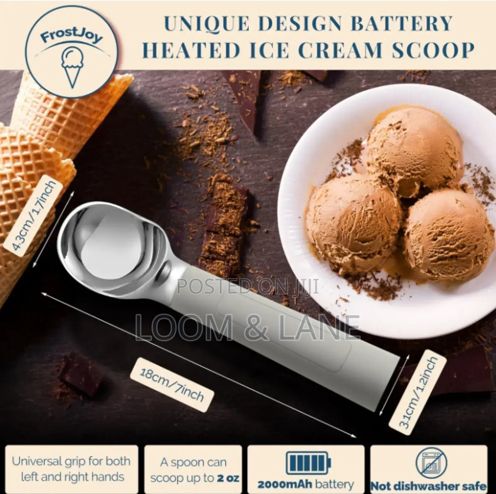 Electric Heated Ice Cream Scoop