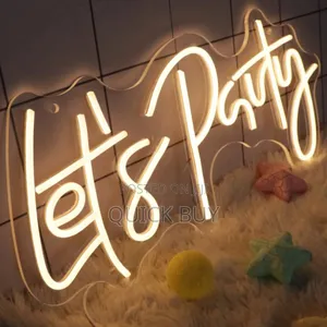 Let's Party Led Neon Sign