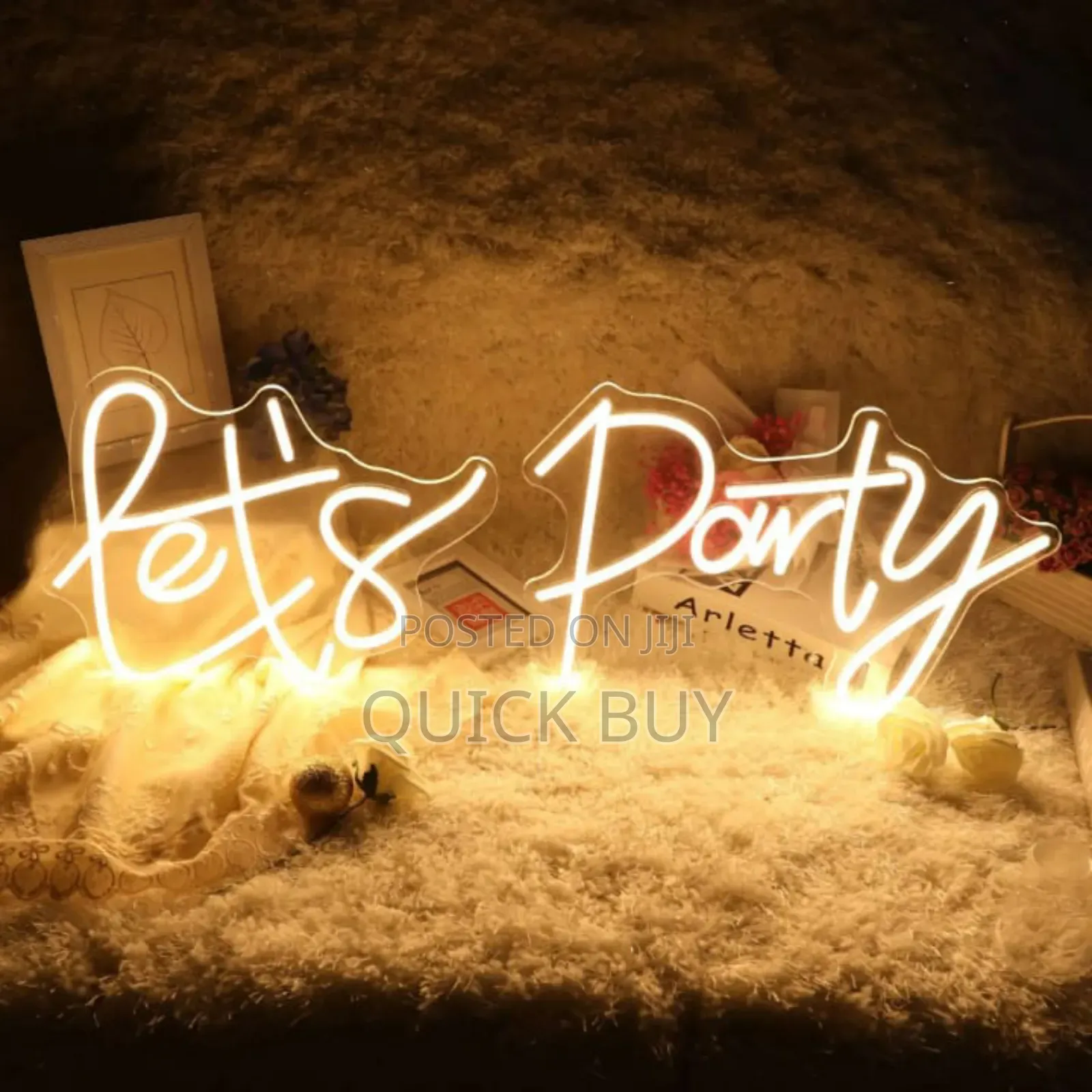 Let's Party Led Neon Sign
