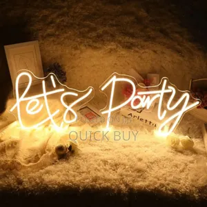 Let's Party Led Neon Sign