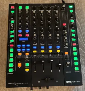 Rane 68 Sixty Eight 4 Channel Serato Dj Mixer With Dual Usb/Mic Ports.
