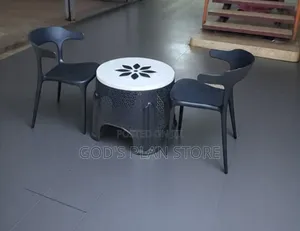 Patio Compound Coffee Table and Chairs