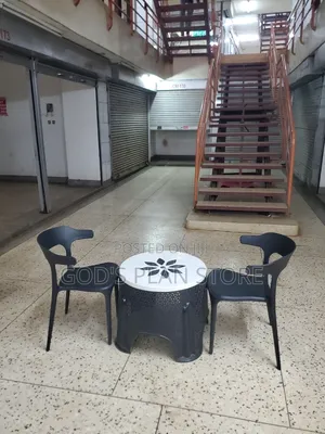 Patio Compound Coffee Table and Chairs