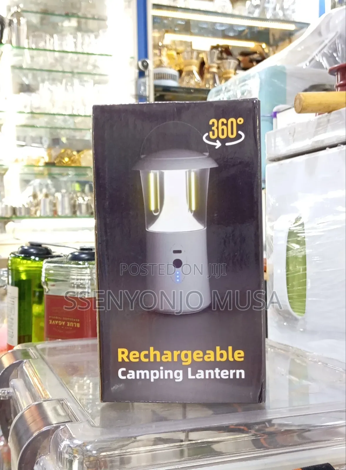 Camping Lantern | Usb Rechargeable Led Lamp | 3 Light Modes | Dimmable