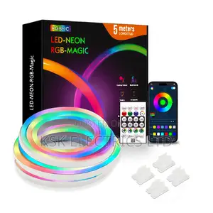 Led Neon Rope Light App Smart Control Slideshow Strip 5m