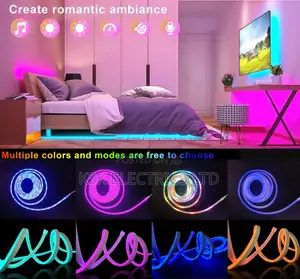 Led Neon Rope Light App Smart Control Slideshow Strip 5m