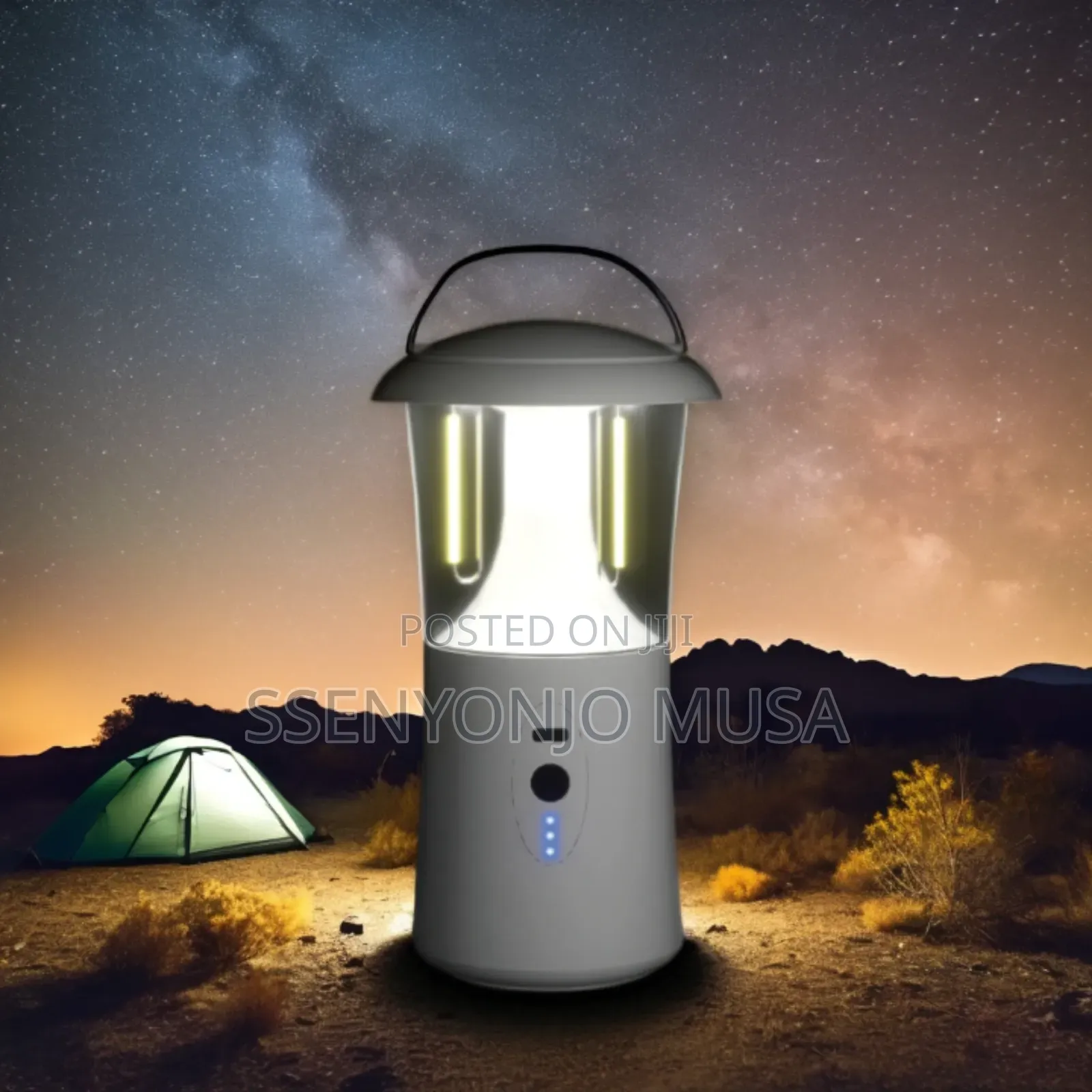 Camping Lantern | Usb Rechargeable Led Lamp | 3 Light Modes | Dimmable