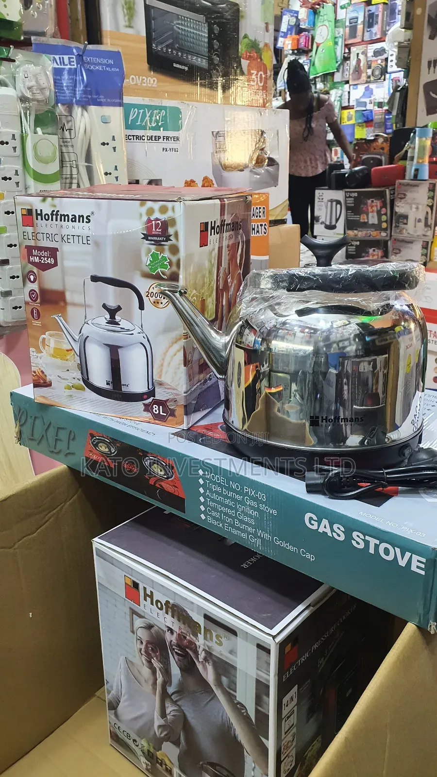 8litrs Hoffmans Water Kettle