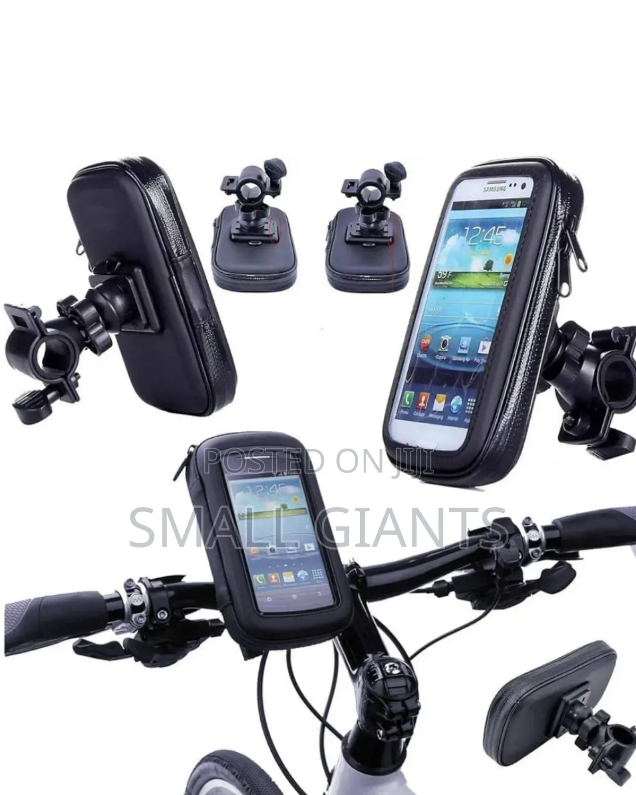 360° Waterproof Bike Mount Holder Case