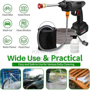 Cordless Portable Wireless Pressure Washer Gun