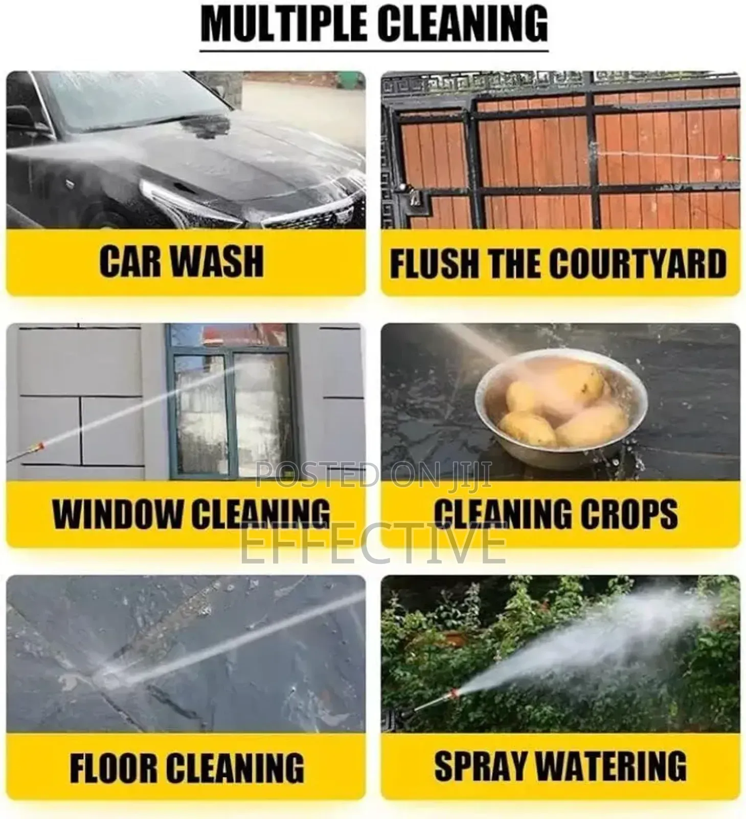 Cordless Portable Wireless Pressure Washer Gun