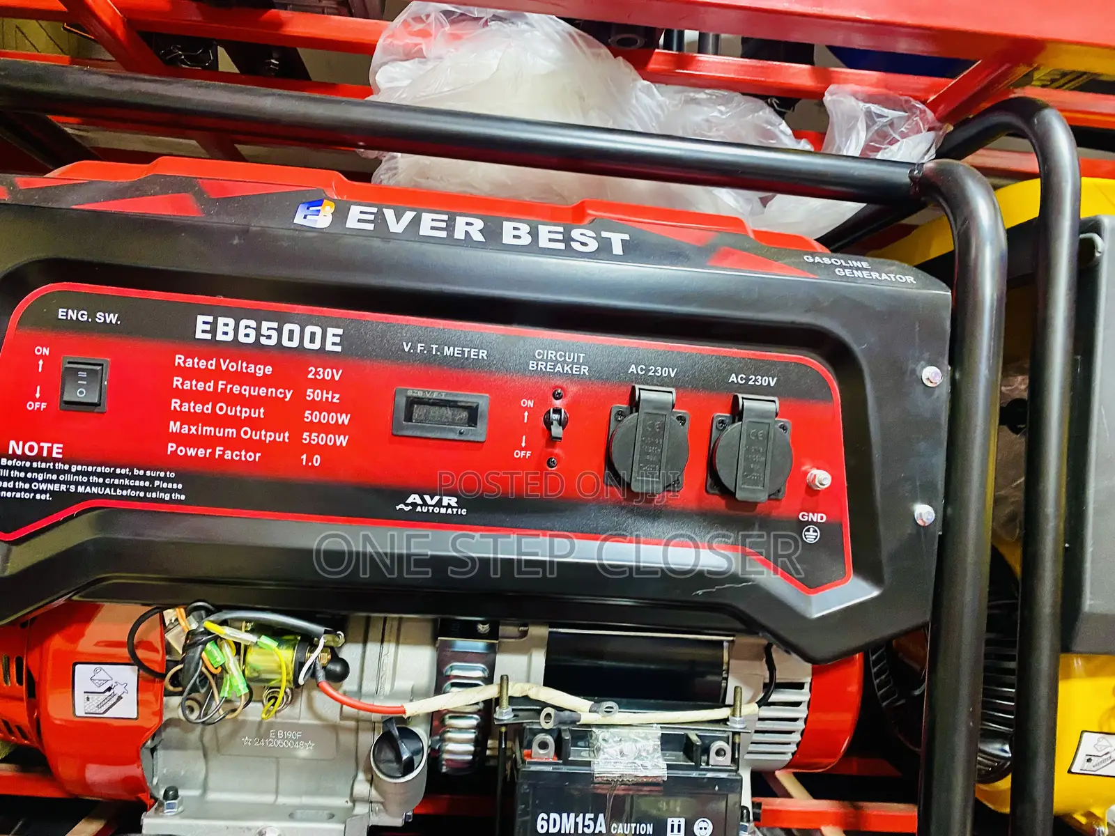 5.5KVA Button to Start Generator for Petrol