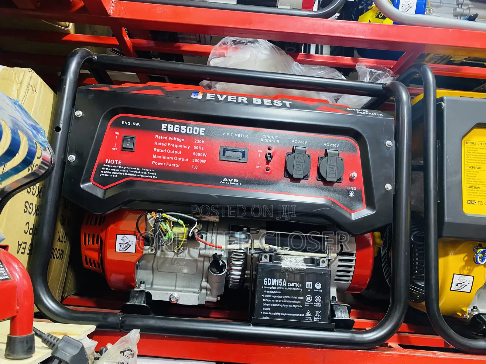 5.5KVA Button to Start Generator for Petrol