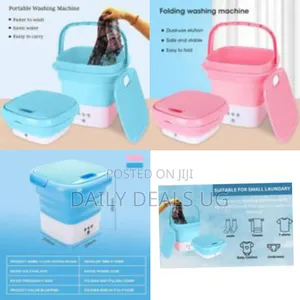 Portable Foldable Camping Mini Washing Machine With Touch Screen