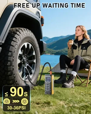 Digital Portable 12v Air Compressor Tyre Inflator