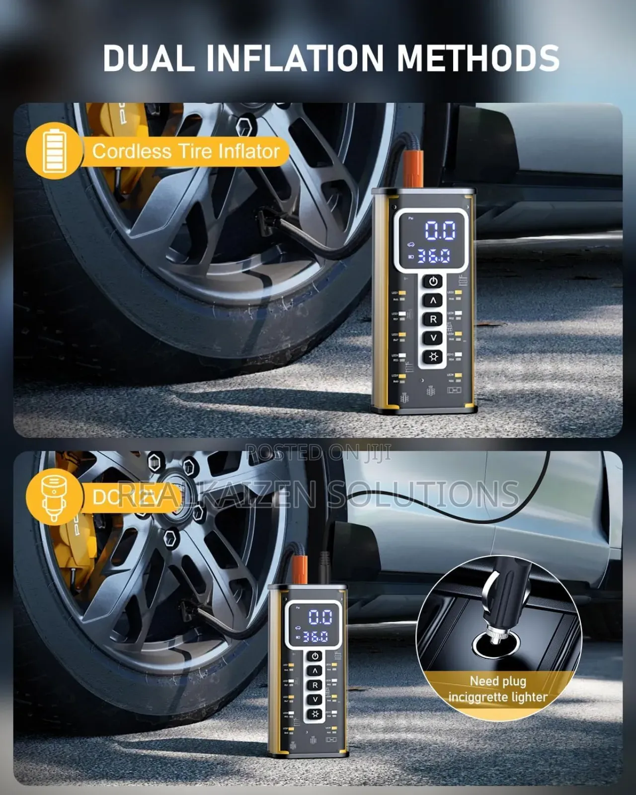 Digital Portable 12v Air Compressor Tyre Inflator