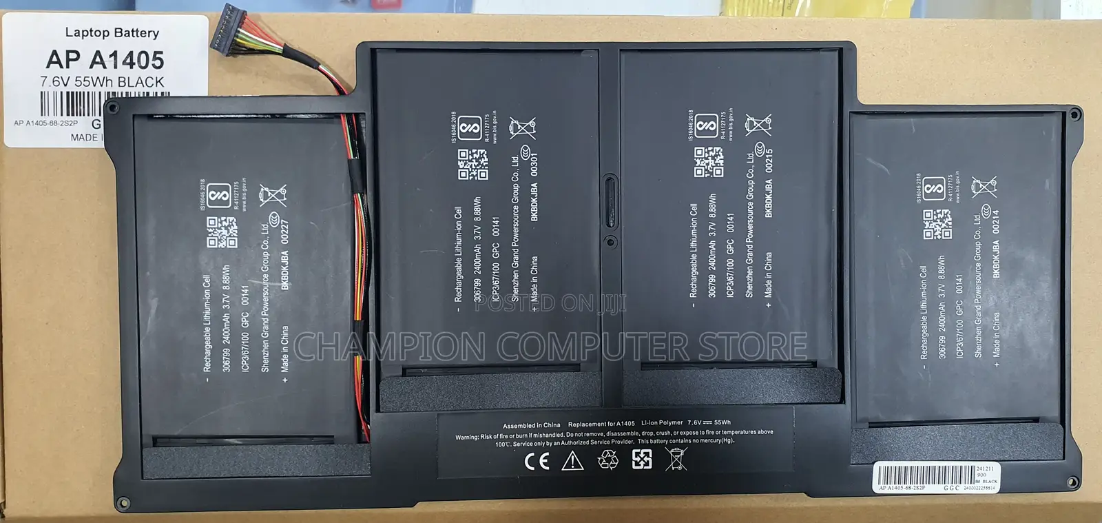 Apple A1377 A1405 A1496 for Macbook Air 13 Inch A1466 and A1369