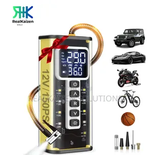 Digital Portable 12v Air Compressor Tyre Inflator
