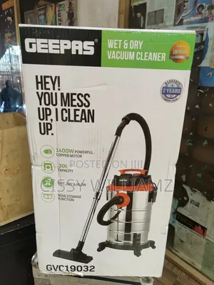 Geepas Wet Dry Vacuum Cleaner 30liters
