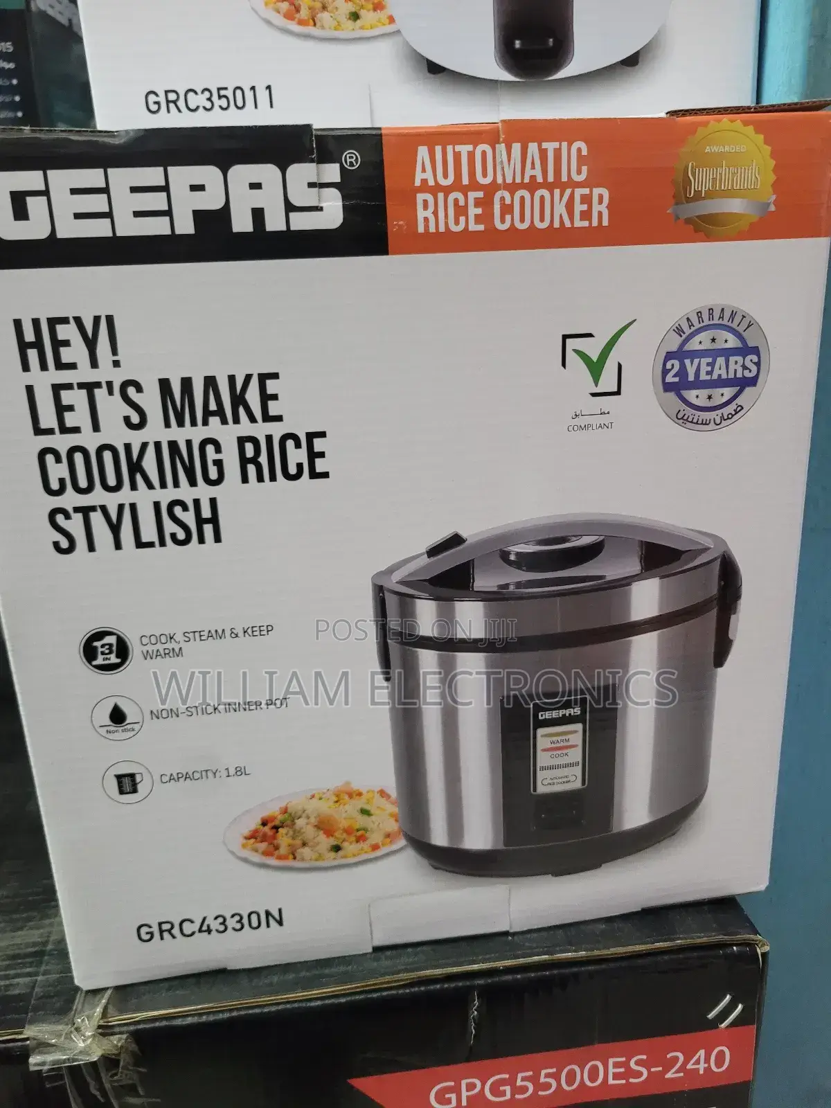 Geepas Automatic Rice Cooker/Geepas Rice Cooker