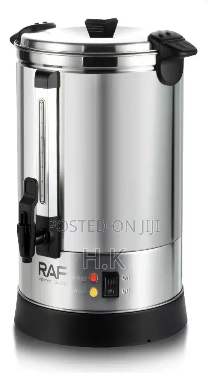 Electric Water Kettle Heater 10 Liters Silver Thermos