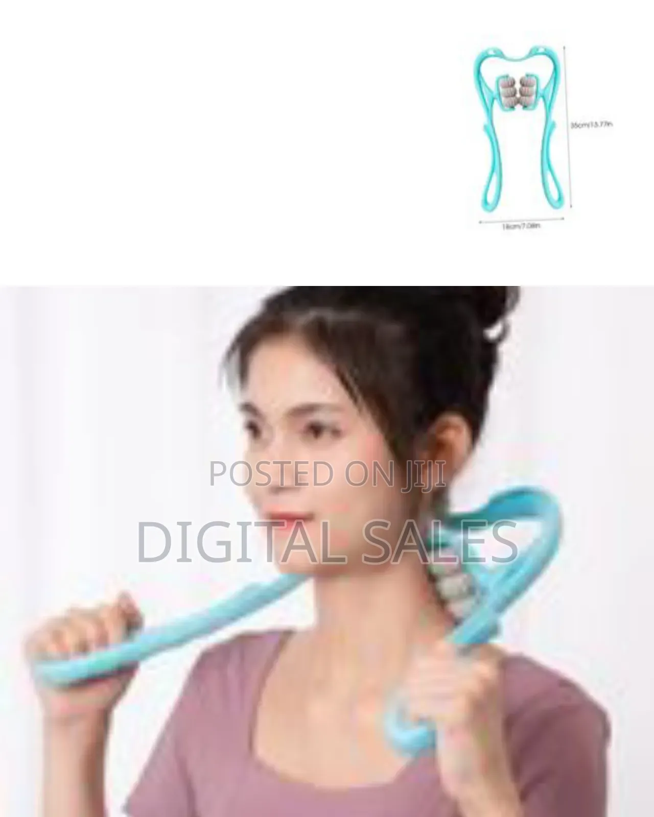 6 Roller Ball Neck Massager, Deep Tissue Handheld Trigger Point Neck
