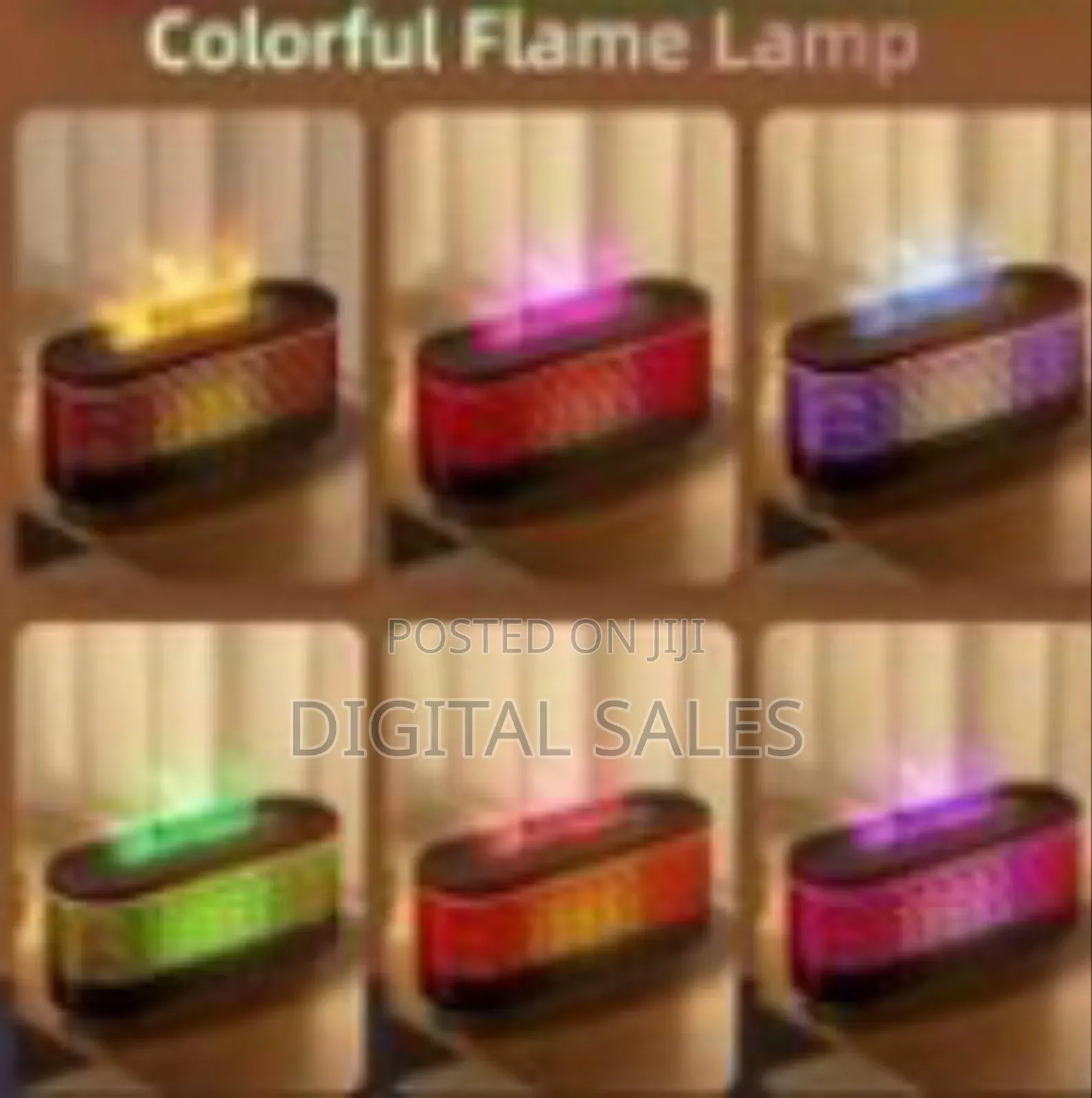 Mini Simulation Flame Ultrasonic Aroma Diffuser Domestic