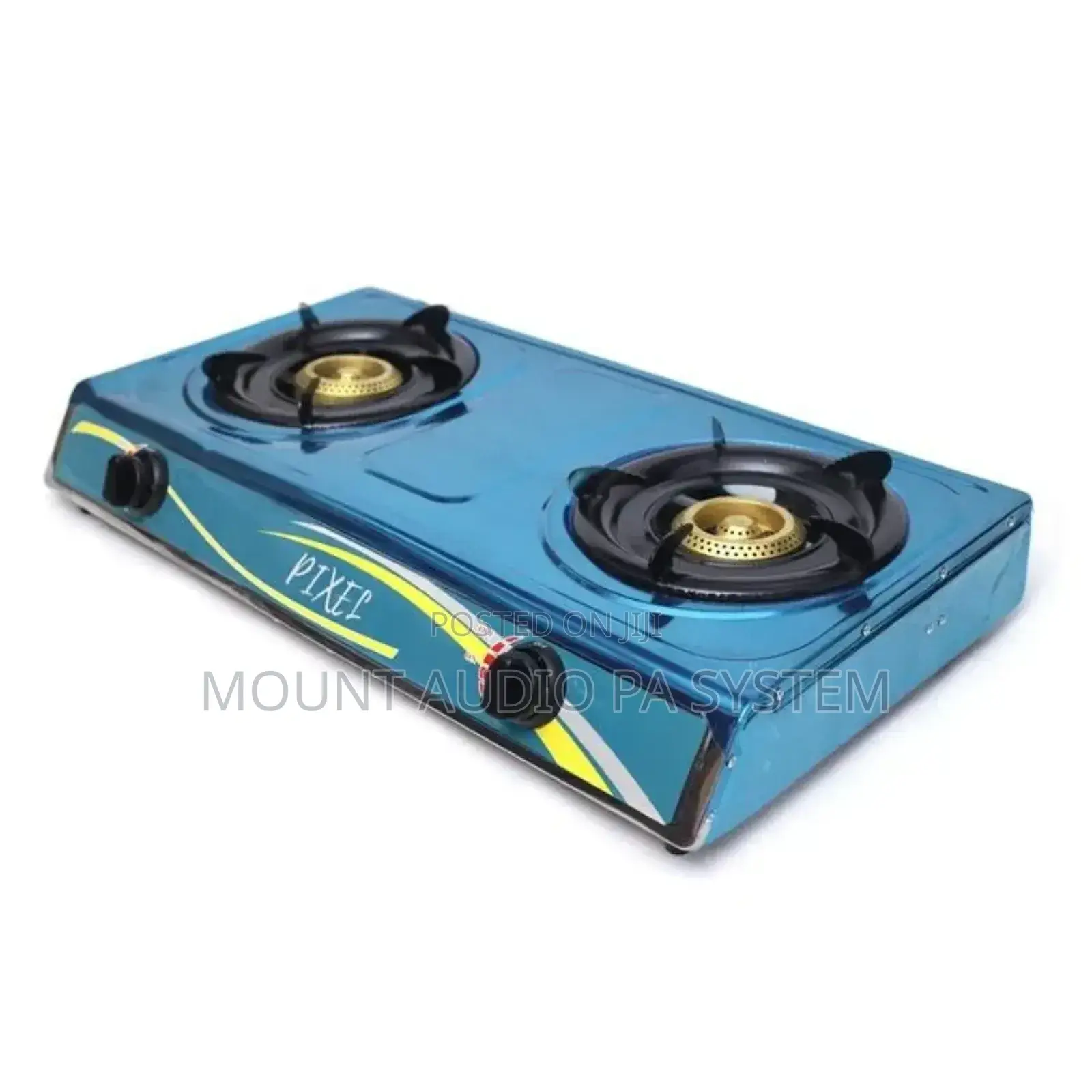 Pixel Stainless Steel Double Gas Stove