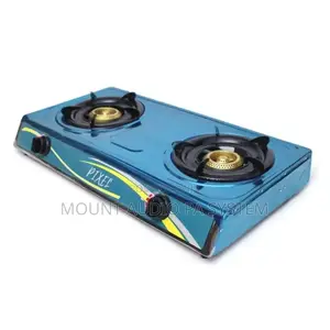 Pixel Stainless Steel Double Gas Stove