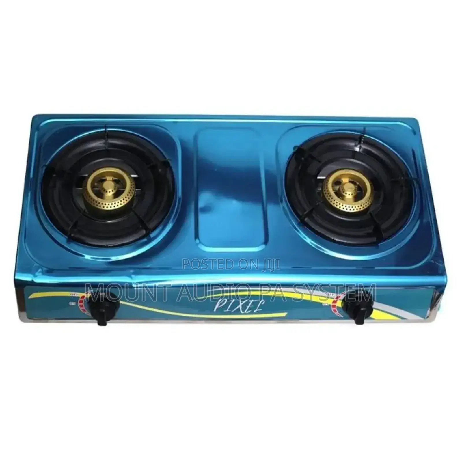 Pixel Stainless Steel Double Gas Stove