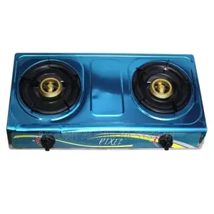 Pixel Stainless Steel Double Gas Stove