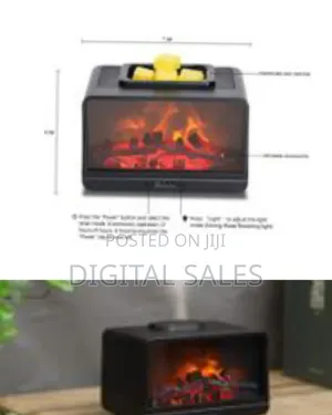 Dynamic Flame Fireplace Essential Oil Diffuser 300ml