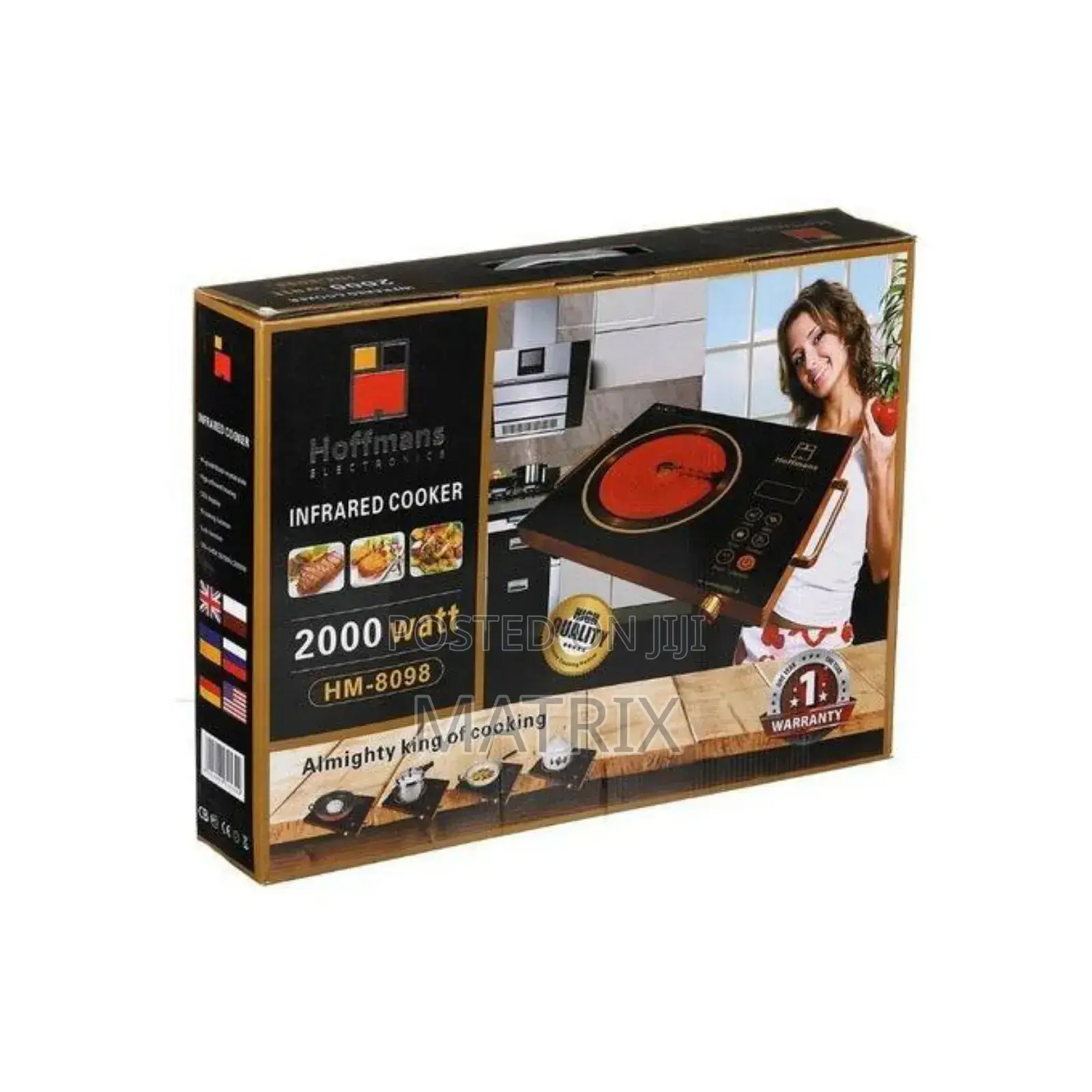 Hoffmans Single Infra Red Cooker