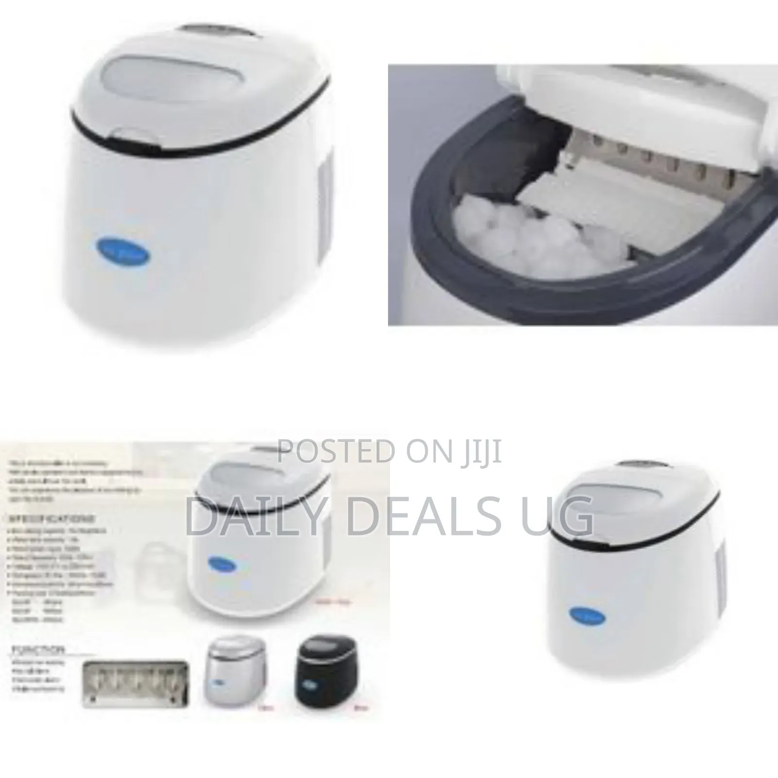 15kg Ice Cube Maker 1.8 Litre Water Tank Capacity, 600g Ice Bin