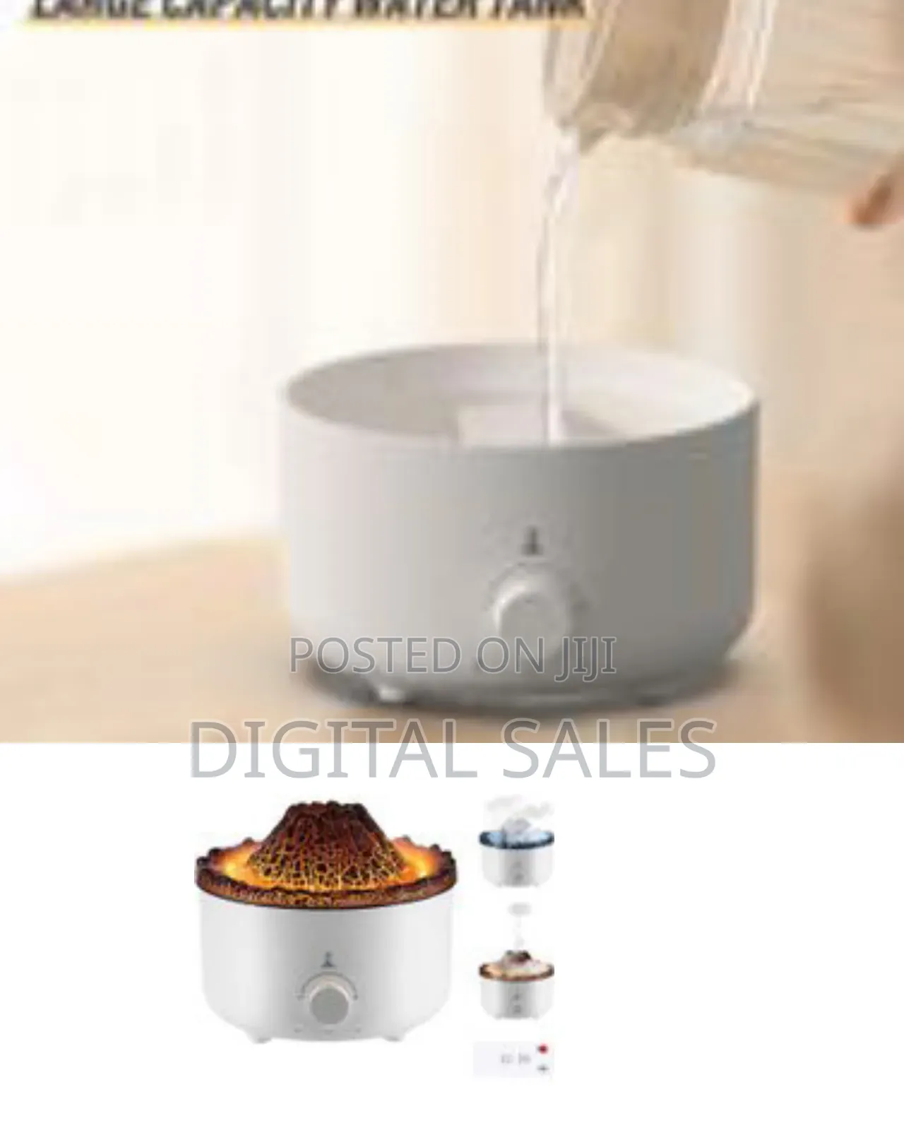 Sonifer Volcano Aromatherapy Diffuser, 560ml Water Tank Volcano