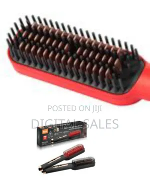 Raf High Temperature Electric Hot Hair Curling Comb Hair Straightener