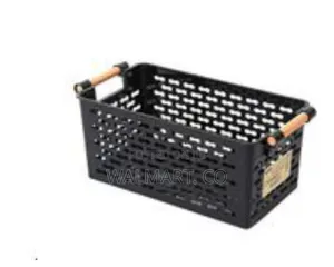 Fridge Storage Rack Shelf Holder Bathroom Desktop Basket-Black