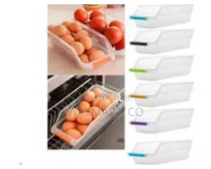4 Pack Refrigerator Storage Organizer Box Pantry Container