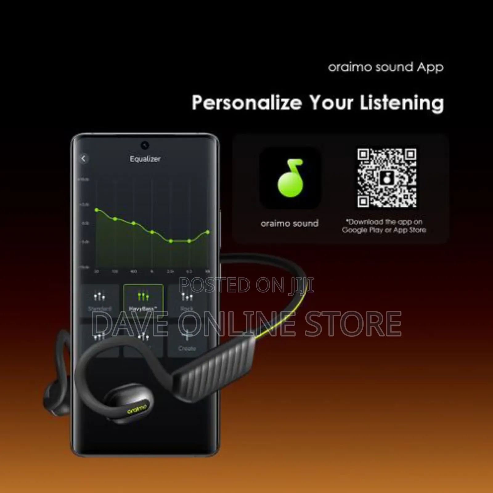 Oraimo Opencirclet 2 Ipx5 Steps Tracking Open-Ear Headphones