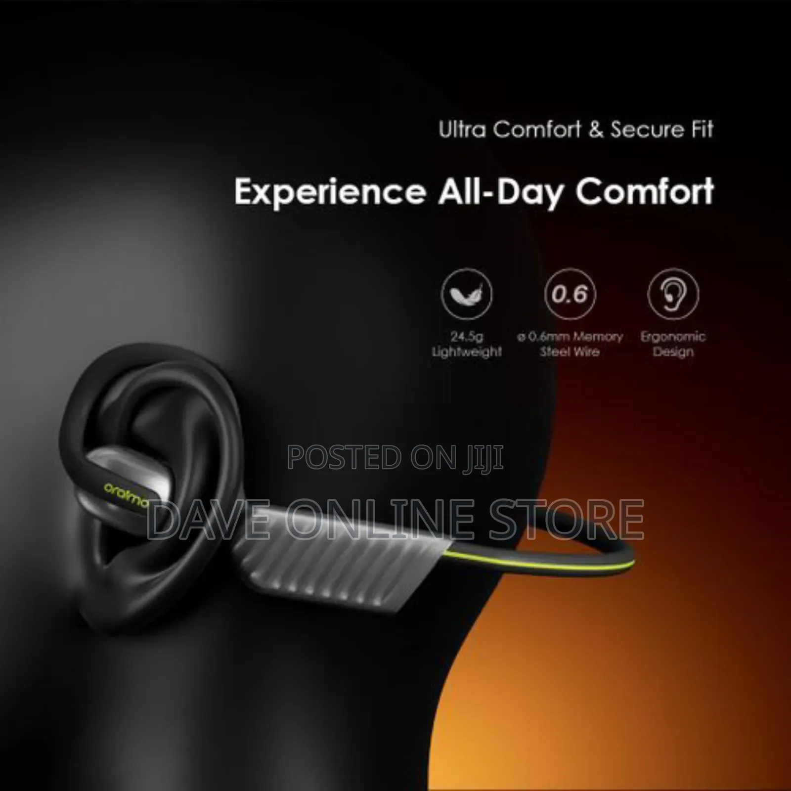 Oraimo Opencirclet 2 Ipx5 Steps Tracking Open-Ear Headphones