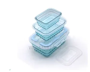 3 Piece Melamine Food Storage Container -Blue