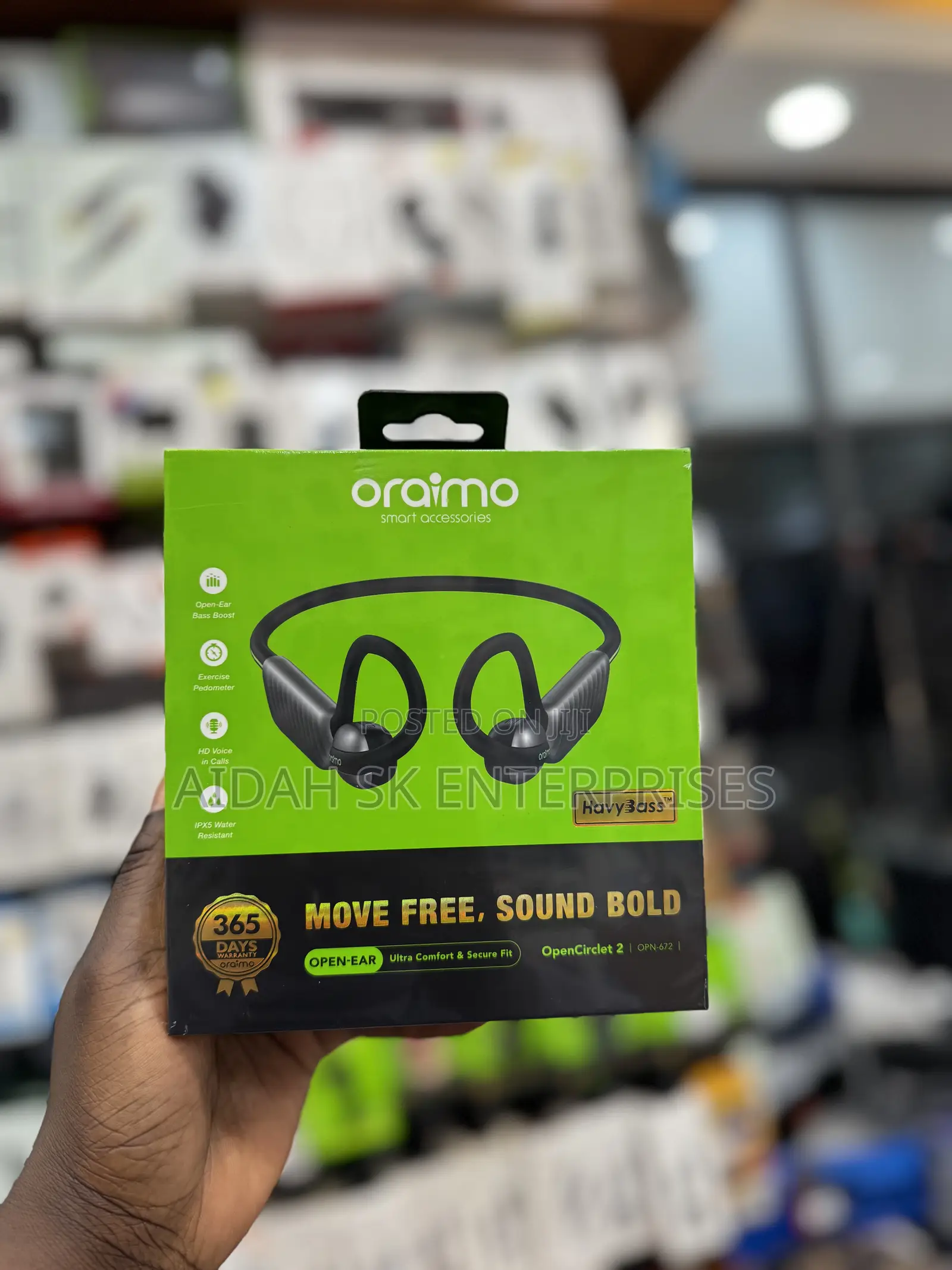 Oraimo Opencirclet 2 Open-Ear Bluetooth Headphones